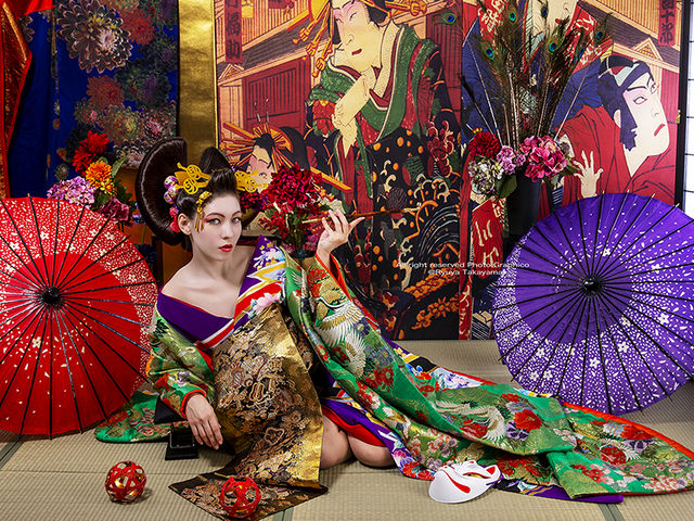 花魁体験撮影東京Photo Graphicoフォトスタジオ