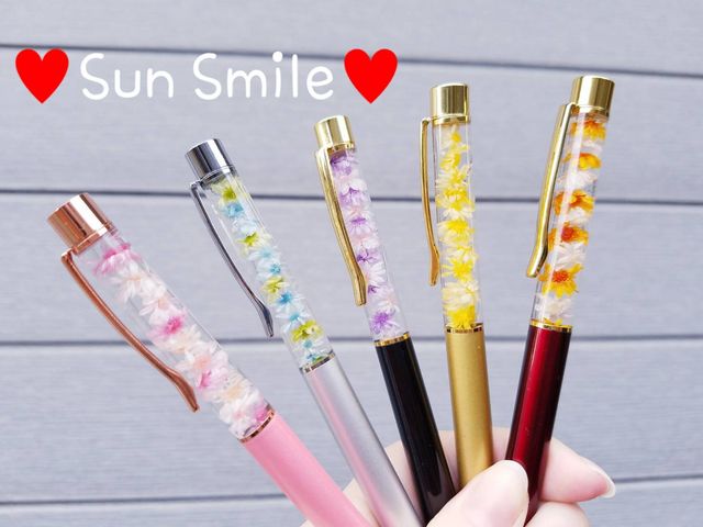 ハーバリウムボールペン_≪Sun Smile≫