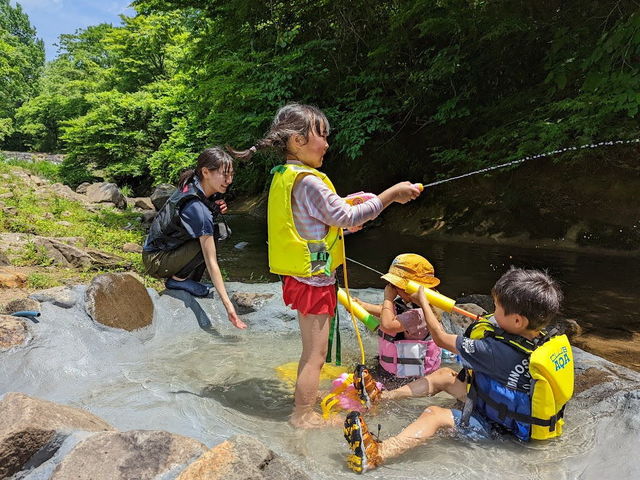 川遊び_ゼロ村牧場パカラッチョ!!