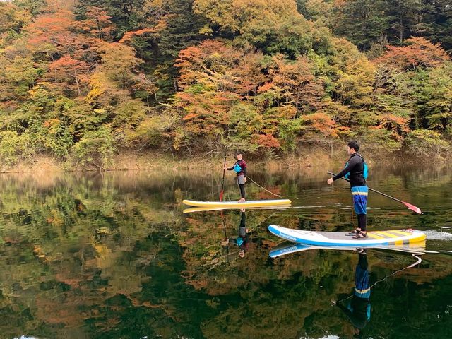 もみじ谷 LAKE SUP(紅葉)_mizudori
