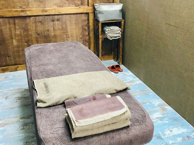 施術を行うベットです。_relaxation&zakka Sorairo