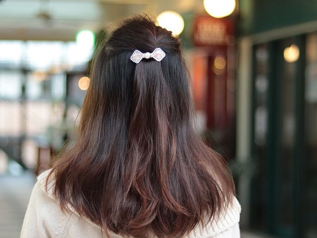 ヘアバレッタも可愛いですよ!_Paris Flower