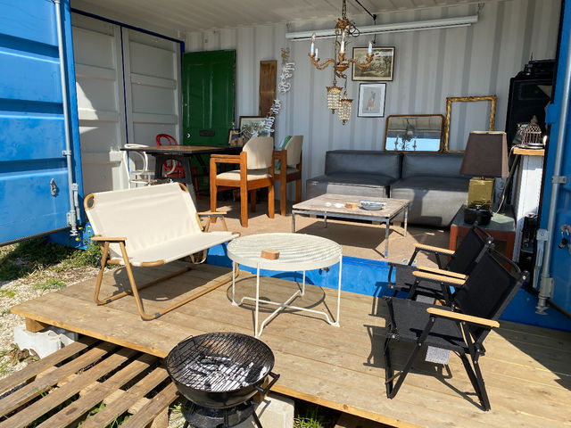 コンテナでおしゃれにプライベートパーティー_BBQ&BEER GARDEN うみともり