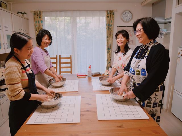 楽しく手ごねでパン作り♪_手作り教室 パン工房CASA