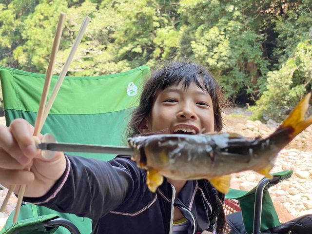 あゆの塩焼き!_irokuma kids
