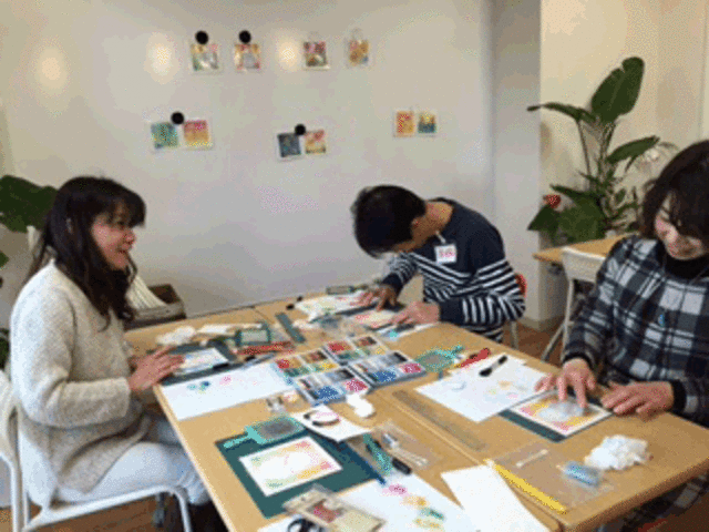 少人数でゆったり楽しめます。_パステルアートはぁと屋さん