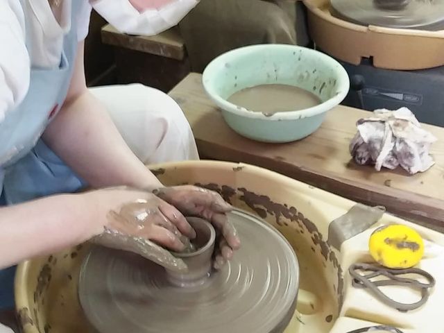 ロクロ体験_KISEポッタリィ