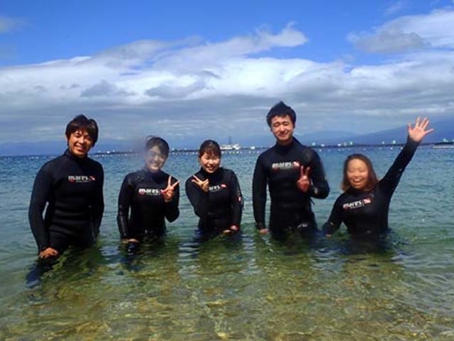 ライセンスを取得する前に「とりあえず潜ってみたい」と思っている方におすすめのコースです。_シーポイントダイビングスクール