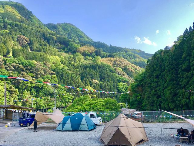 緑の一角_四国吉野川オートキャンプ場