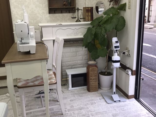 換気、消毒、除菌など感染予防お徹底しております。_ATELIER DE COUTURE
