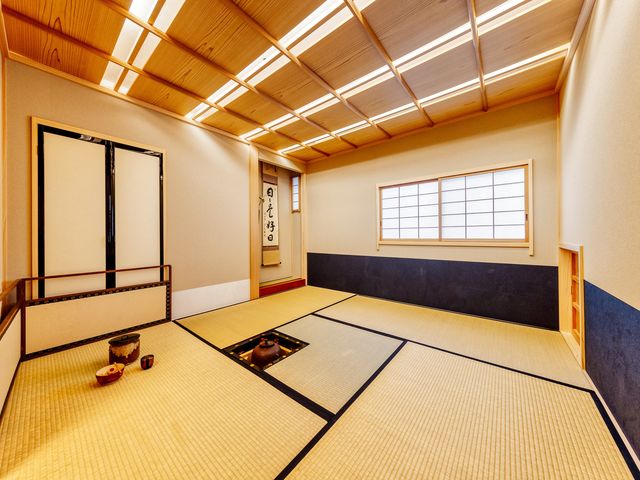 和室は本格茶室_イージー茶道カフェ&茶道教室 つなぐ
