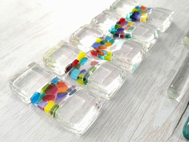 ガラスの箸置き_Aking-glass工房
