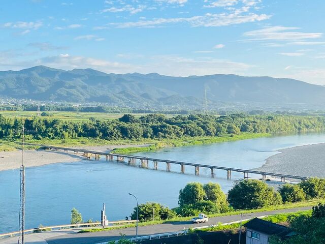 川島潜水橋の写真1