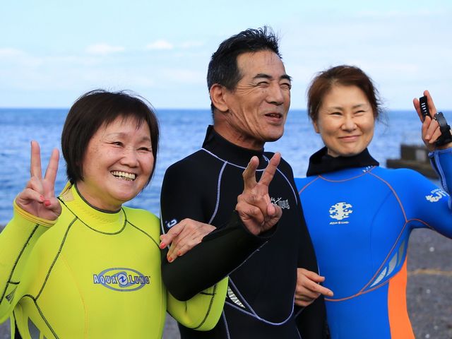 60代ダイバー_山口ダイビングスクール
