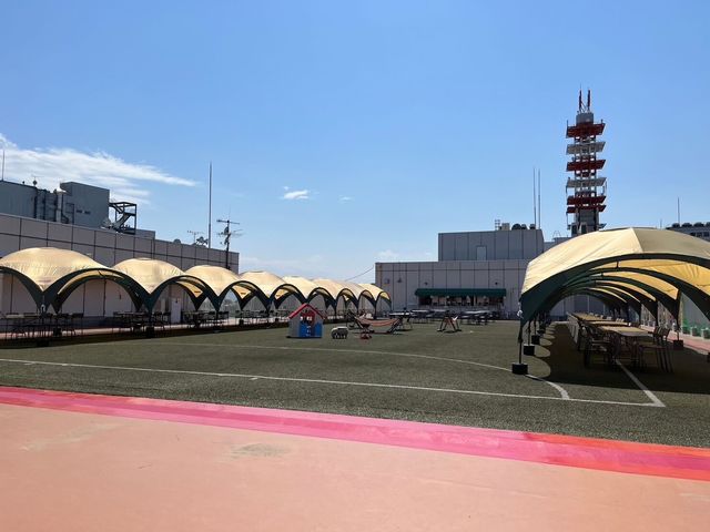 広々としたBBQ空間!_URBAN EARTH BBQ 水戸エクセル店