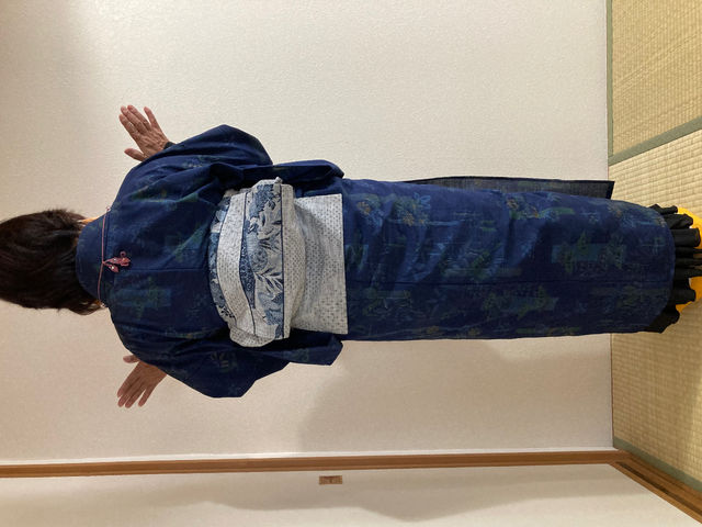 着物が着られたら…レッスン後にはお写真もお撮りしております。_sayaキモノ着付け教室