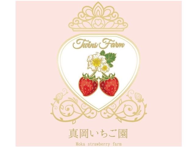Twins Fram真岡いちご園のロゴ。インスタ毎日投稿しています。フォロー・いいね、宜しくお願い致します。_Twins Farm 真岡いちご園