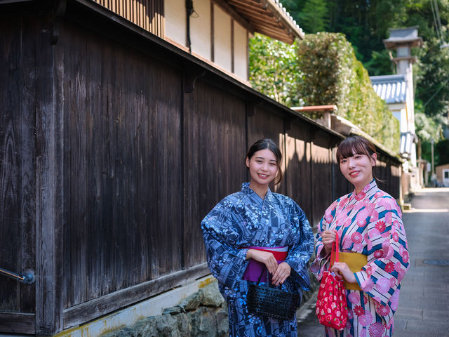 夏は浴衣もおすすめ!大洲のレトロな町並みにとっても似合う。_Cafe&Hotel Palette STAYs