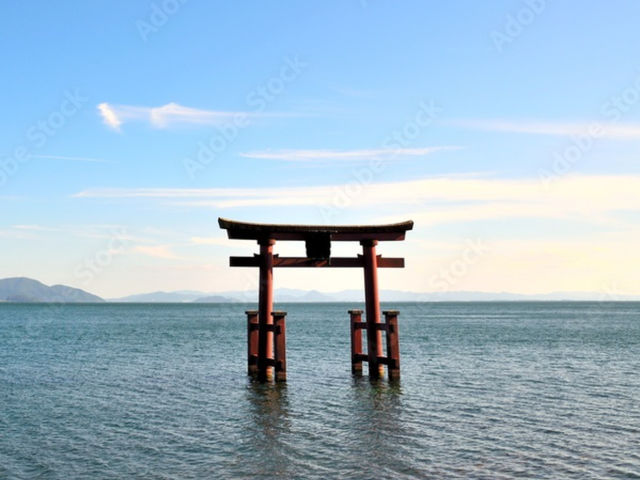 高島市の観光地 白髭神社_碧陽窯