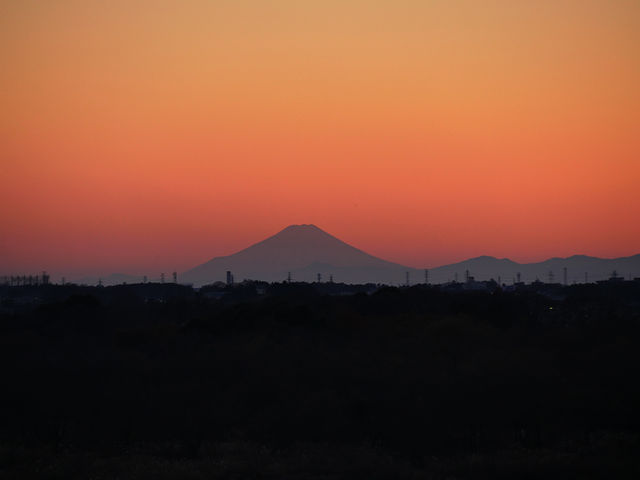 訓練場から見える富士山_宇都宮ドローンアカデミー