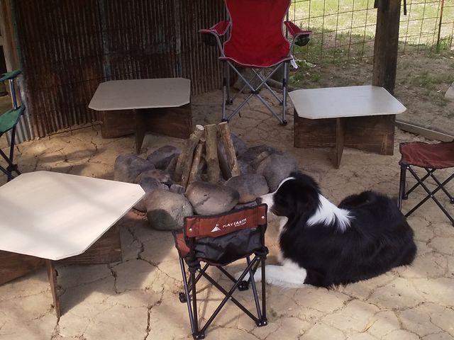 BBQ小屋でゆったりと過ごしてくださいね。_チビッコ ワンコリゾート sarari