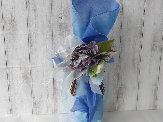 ワインボトルのラッピング_Wrapping withR