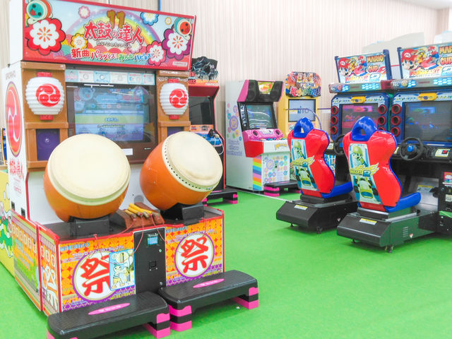 フリープレイのゲームコーナー_キッズランドUS 千葉フレスポ稲毛店