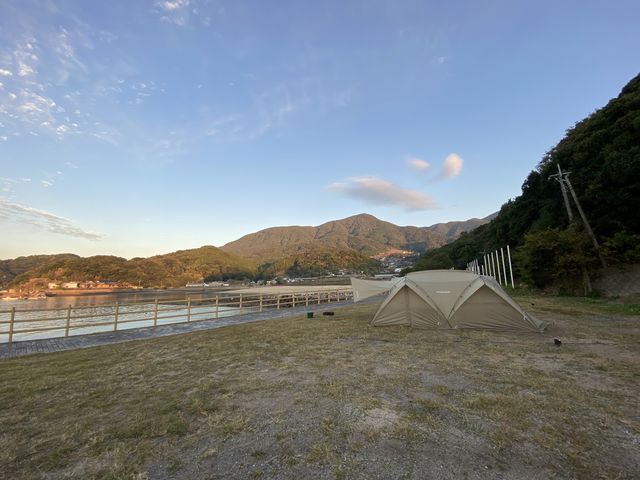 霊峰倉岳の麓、4区画のみで1区画120uと広々としています。_サニーアウトドアレンタル