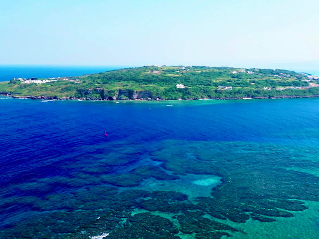 今帰仁村の珊瑚礁、古宇利島、伊江島、沖縄本島最北端までやんばるの自然を見渡す贅沢な景色をお楽しみください♪_ANKER THE OCEAN CLUB