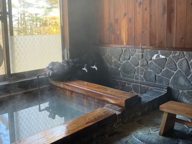 硫黄泉なので肌がツルツルになります!また源泉掛け流しなのでいつでも新鮮な温泉が楽しめます。誰にも邪魔されずに、人目を気にせずに草津温泉を十分に堪能できます。_THE HIDEOUT KUSATSU