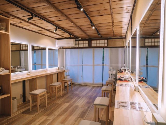 ヘアセットコーナー_京都きものレンタル麗 清水店