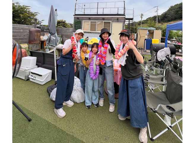アウトドアでバースデーパーティーもいいですよ_Ajiura Base Camp (ABC)