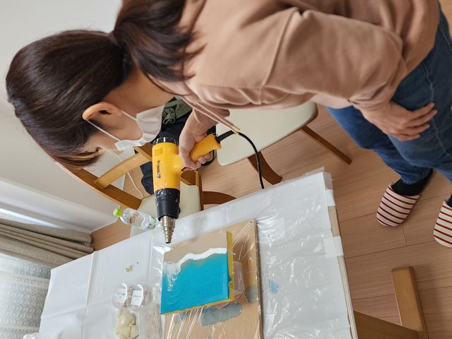 波を作製中_tiare~ayuna