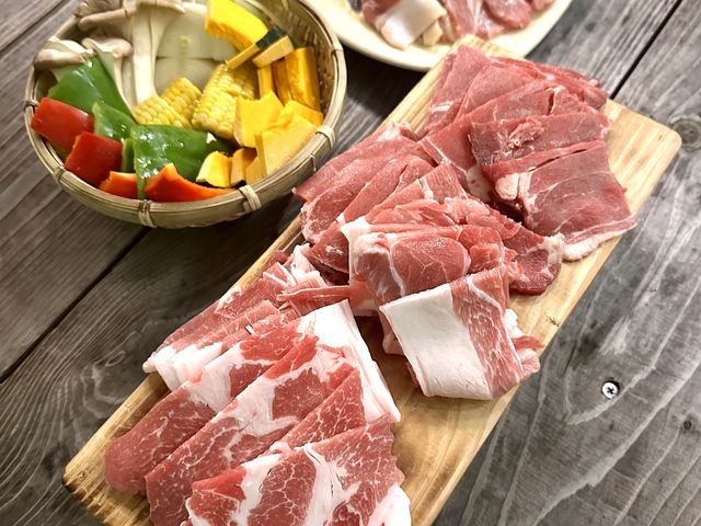 沖縄県本部産 島黒豚アグー豚BBQセット。_コーラルビーチプラス