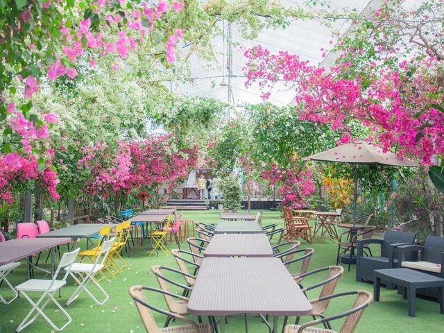 20種以上のブーゲンビリアの花が秋〜春まで長い期間、咲き乱れています。
_くるめブーゲンの森
