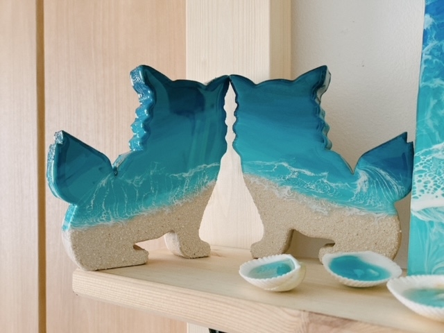 海レジンアートうみねこ