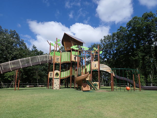 里山エリアに大型遊具があります_木場潟公園東園地