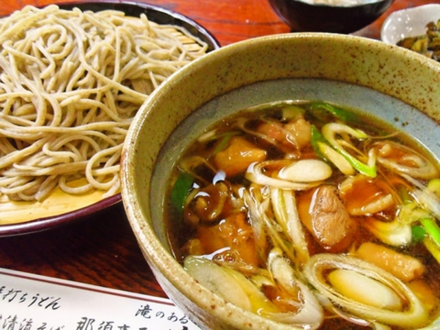 滝のある釣堀 那須高原 清流の里の写真1