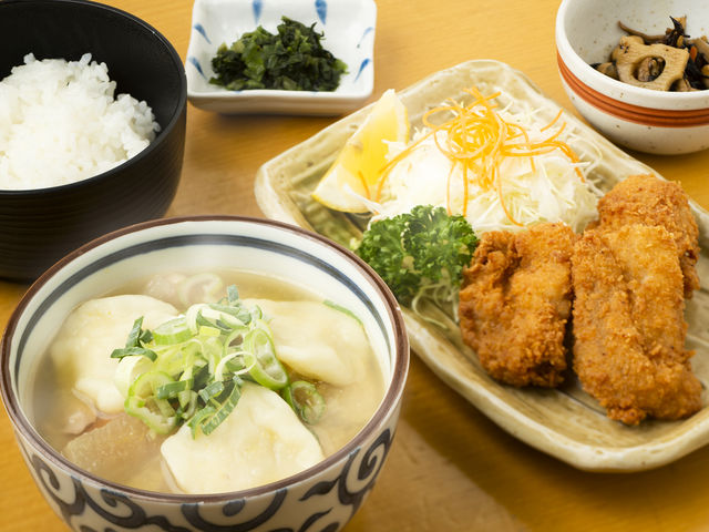 だご汁御膳
950円(税込み)_道の駅 美里「佐俣の湯」