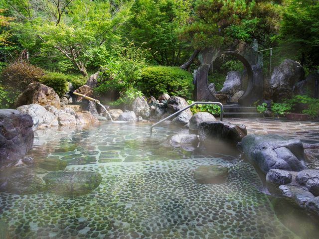 露天風呂(週替わりで男女入れ替わり)_道の駅 美里「佐俣の湯」