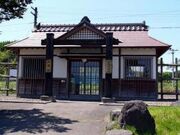 山越内関所跡とJR山越駅の写真1