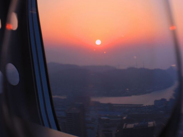 展望室レストランから_海峡ゆめタワー