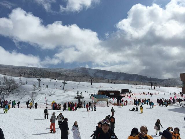 天候がとにかく良かったです_たざわ湖スキー場
