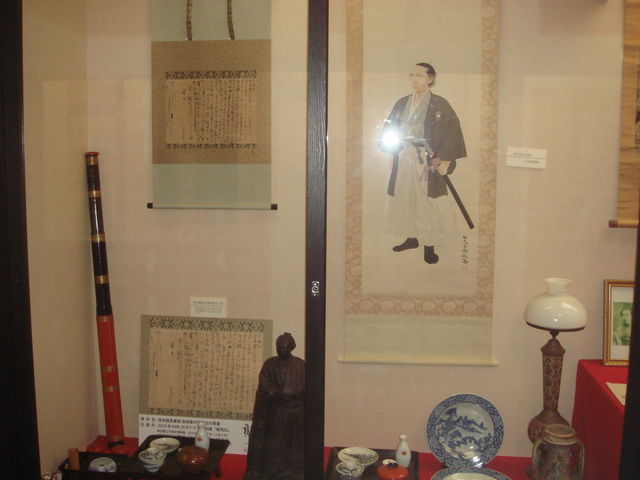 龍馬に関する展示品_史跡料亭花月