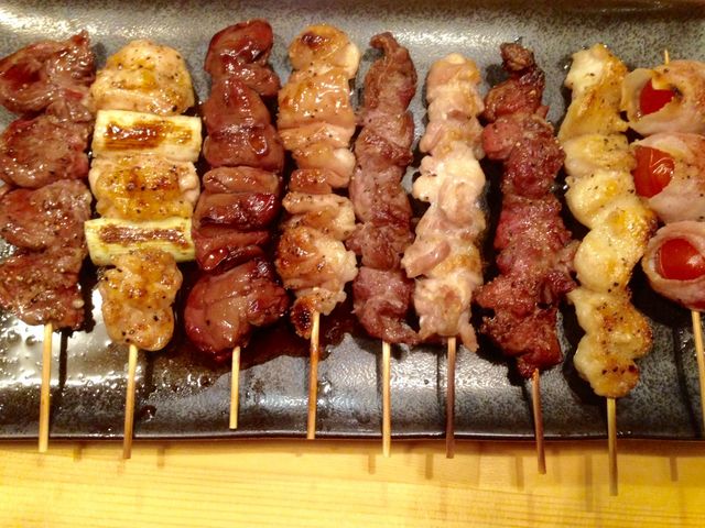 焼き鳥も本格的でした_ぴょん吉にく仙人