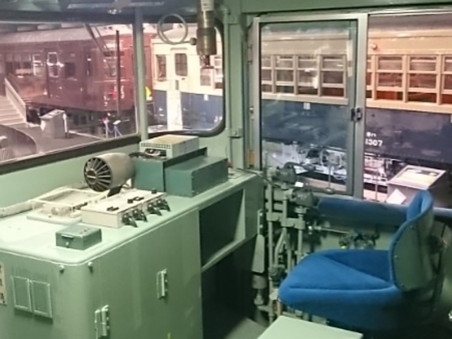ED75形式電気機関車 運転室3_鉄道博物館