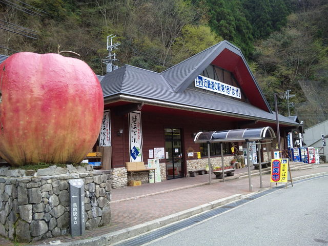 りんごが目印_道の駅はが