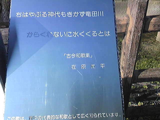 川沿いにある_竜田川