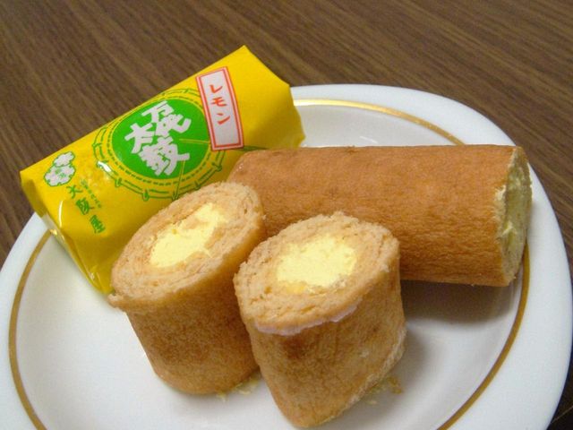 万代太鼓レモンクリーム_大阪屋 ココロ万代店