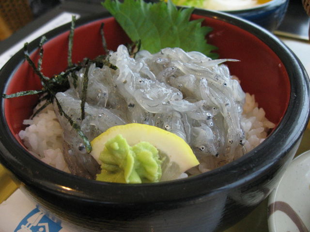 生しらす丼_道の駅うずしおレストラン